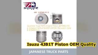 مكبس محرك ايسوزو 4JB1T 8979402210 عالي الجودة