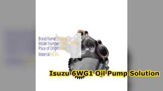 مضخة زيت ايسوزو 6WG1 8974318770 للحفارات ZX460 ZX450