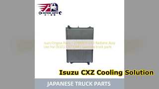 حل تبريد المحرك Isuzu CXZ 6WF1 Radiator Assy