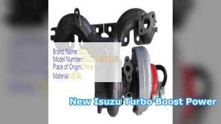 شاحن توربيني جديد Isuzu 4HG1T لقطع غيار الشاحنات NPR NQR71