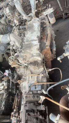 قطع غيار الشاحنات اليابانية تركيب المحرك المستخدم للشاحنة HINO 500 RANGER J08C J08CT Hino محرك يد ثانية
