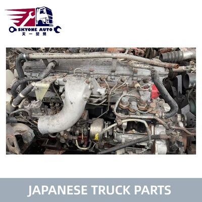 قطع غيار الشاحنات اليابانية تركيب المحرك المستخدم للشاحنة HINO 500 RANGER J08C UW Hino محرك يد ثانية