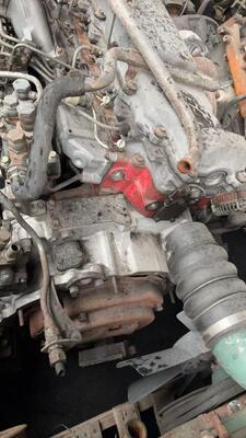 قطع غيار الشاحنات اليابانية تركيب المحرك المستخدم للشاحنة HINO 500 RANGER J08C UW Hino محرك يد ثانية