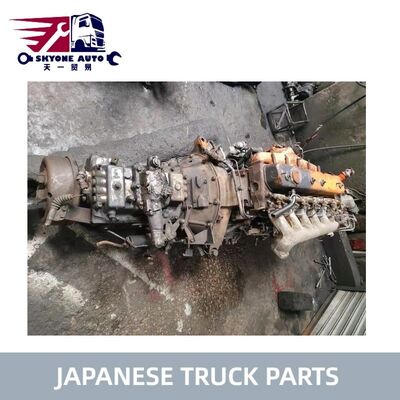 قطع غيار الشاحنة اليابانية المستخدمة المحرك مع ناقل 6 سرعات حالة جيدة لـ ISUZU FTR 6BG1 للبيع قطع غيار Isuzu المستخدمة