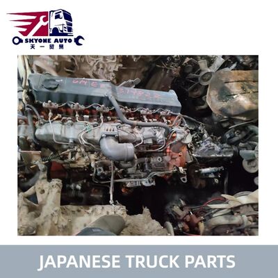 قطع غيار الشاحنات اليابانية المستخدمة المحرك مع ناقل الحركة بحالة جيدة لـ ISUZU FSR FVR 6HE1 للبيع قطع غيار ايسوزو المستعملة