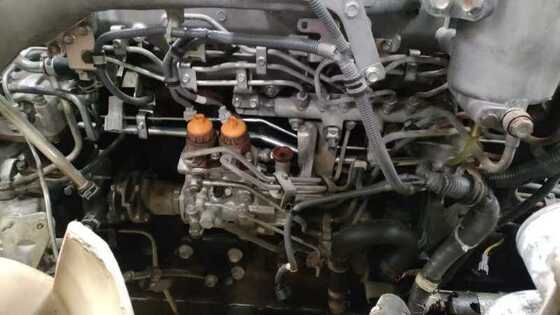 قطع غيار شاحنة يابانية محرك مع ناقل نقل حالة جيدة لـ ISUZU GIGA 6WG1 للبيع قطع غيار Isuzu مستعملة