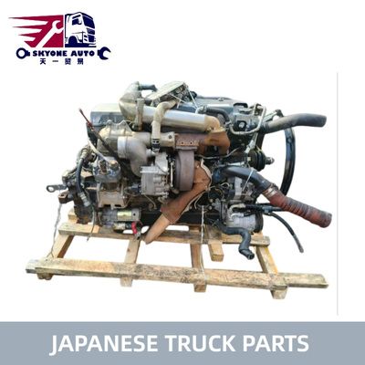 قطع غيار الشاحنات اليابانية المستخدمة المحرك مع ناقل الحركة بحالة جيدة لـ ISUZU FSR FVR 6HK1 للبيع Isuzu Used Part