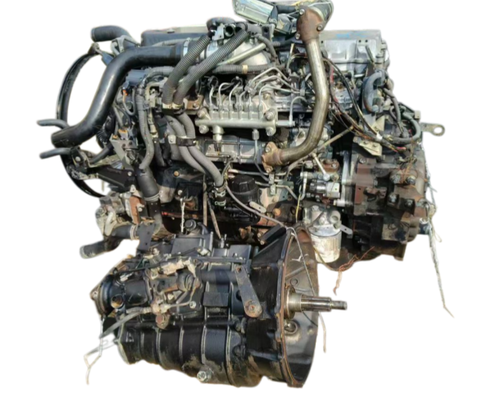 قطع غيار الشاحنات اليابانية المستخدمة المحرك مع ناقل الحركة بحالة جيدة لـ ISUZU FSR FVR 6HK1 للبيع Isuzu Used Part