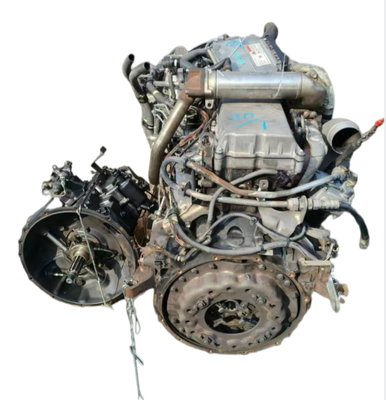 قطع غيار الشاحنات اليابانية المستخدمة المحرك مع ناقل الحركة بحالة جيدة لـ ISUZU FSR FVR 6HK1 للبيع Isuzu Used Part