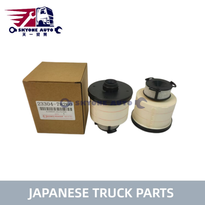 أجزاء محرك هينو عنصر فلتر الوقود 23304-78260 23304-78150 الاستخدام للشاحنة HINO 300 DUTRO N04C