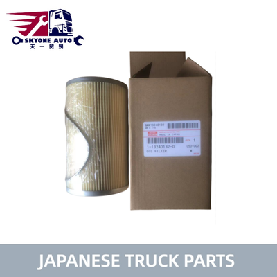 أجزاء شاحنات يابانية فلتر النفط 1-13240132-0 1132401320 لـ ISUZU FVR 6HE1 6HK1 6HH1T شاحنة ISUZU TRUCK PARTS